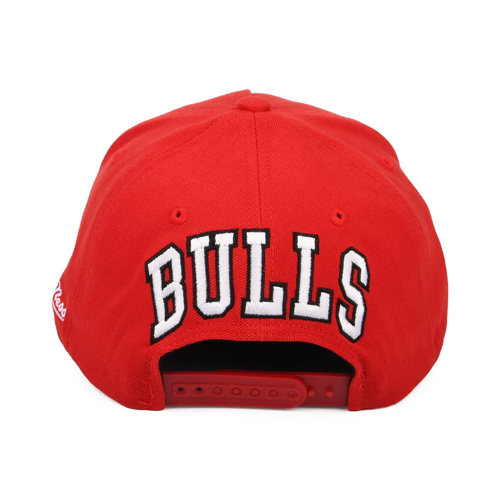 Mitchell & Ness Chicago Bulls Snapback Cap - NBA Dropback Solid Redline - Rot - Image 3