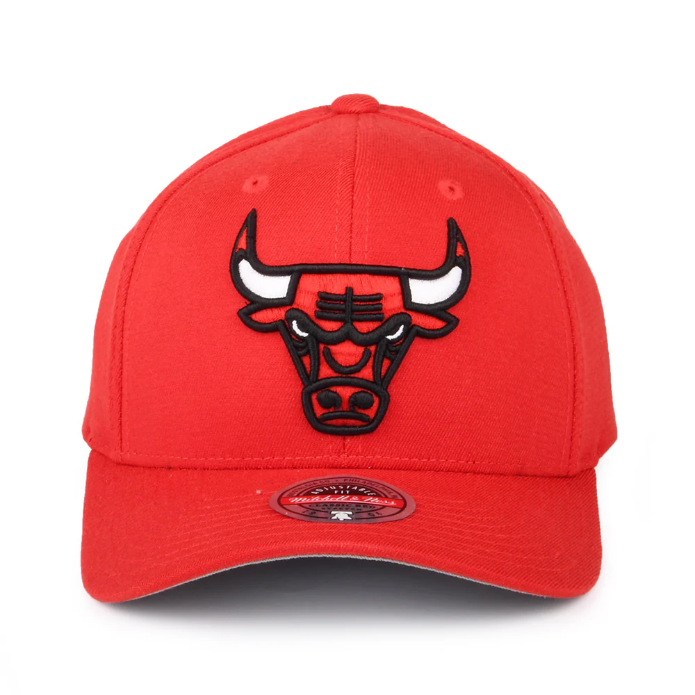 Mitchell & Ness Chicago Bulls Snapback Cap - NBA Team Ground Stretch - Rot - Image 2