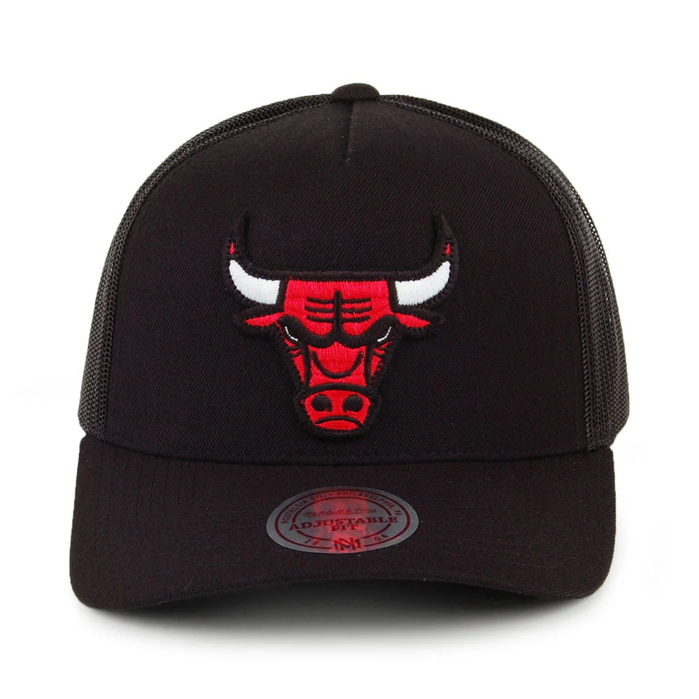 Mitchell & Ness Chicago Bulls Trucker Cap - Team Logo - Schwarz - Image 2