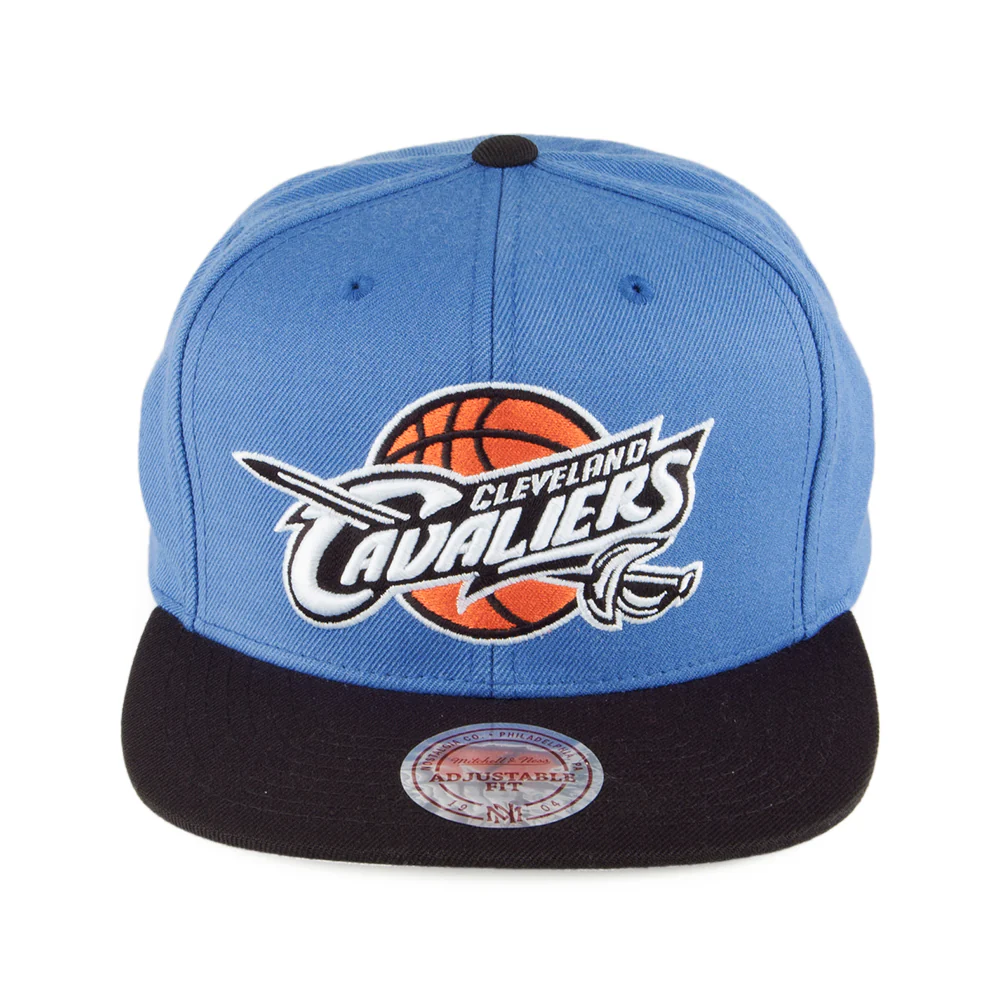 Mitchell & Ness Cleveland Cavaliers Snapback Cap - Blau-Schwarz - Image 2