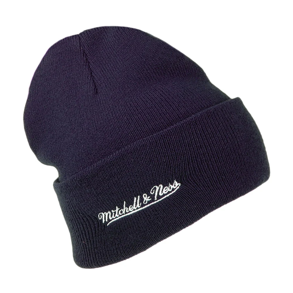 Mitchell & Ness Dallas Mavericks Beanie Mütze NBA Team Logo Cuff Knit - Marineblau - Image 2