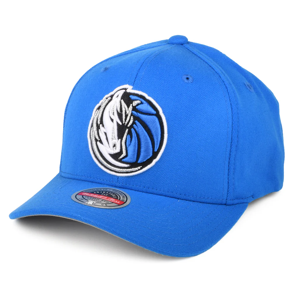 Mitchell & Ness Dallas Mavericks Snapback Cap - NBA Team Ground Stretch - Blau