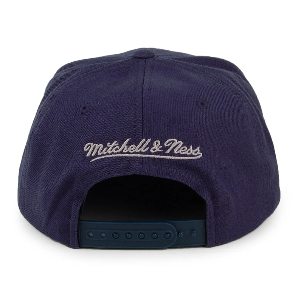 Mitchell & Ness Georgetown Hoyas Baseball Cap - Core Wool Solid - Marineblau - Image 3