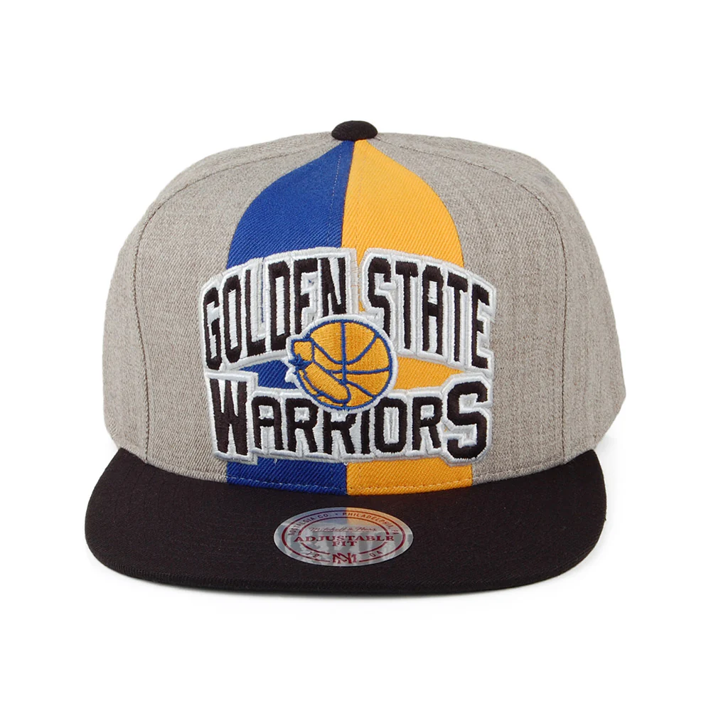 Mitchell & Ness Golden State Warriors Snapback Cap - Equip - Grau - Image 2