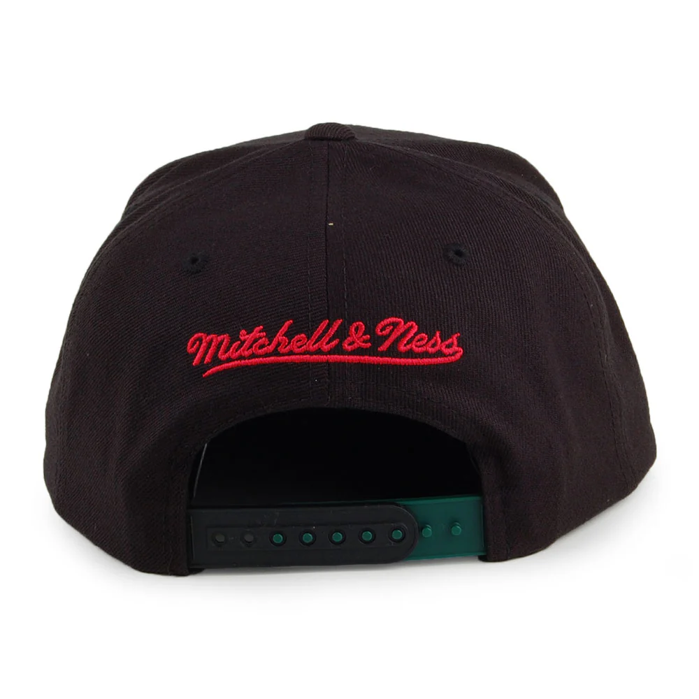 Mitchell & Ness Houston Rockets Snapback Cap - Blind - Schwarz-Tarnfarben - Image 3
