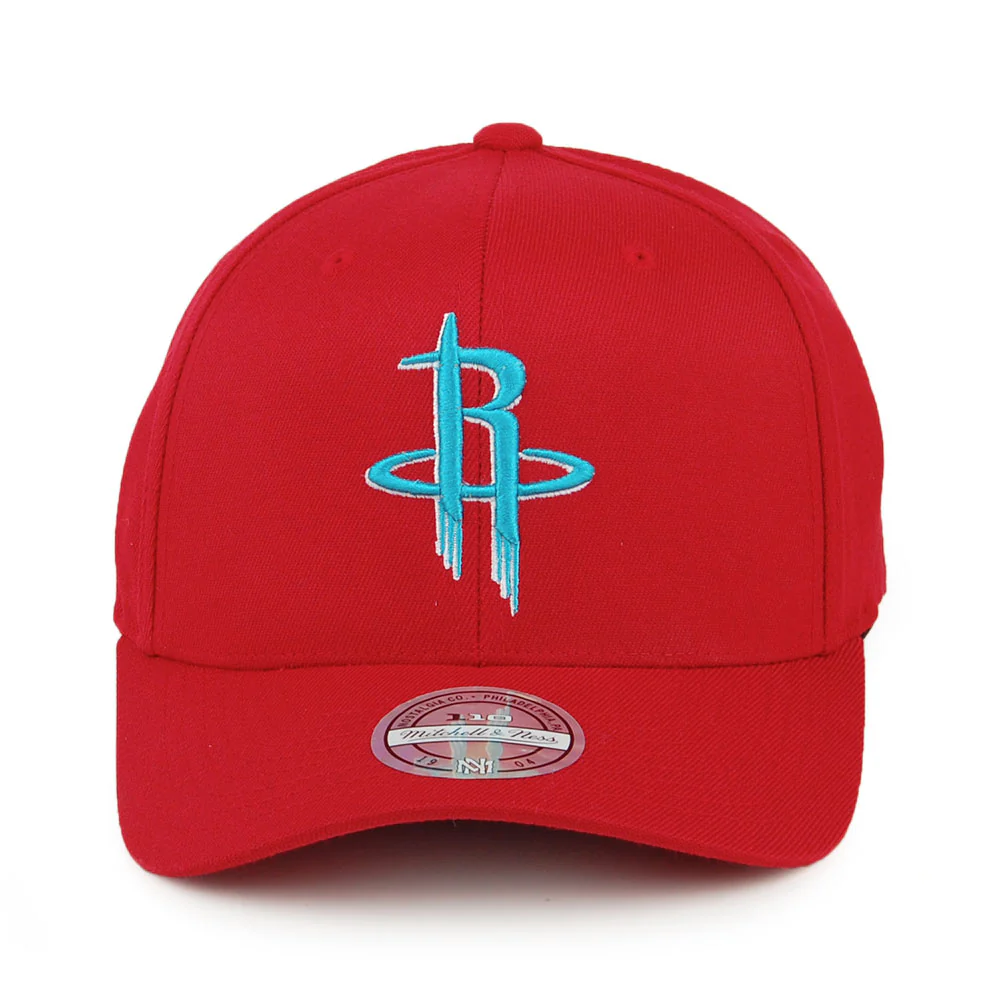 Mitchell & Ness Houston Rockets Snapback Cap - Red/Teal - Rot - Image 2