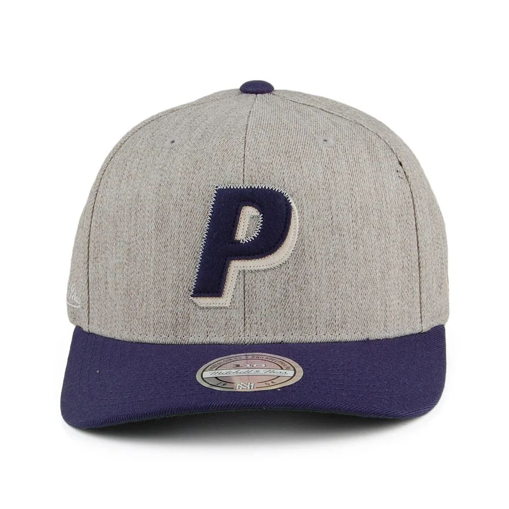 Mitchell & Ness Indiana Pacers Snapback Cap - Hometown - Grau-Marineblau - Image 2