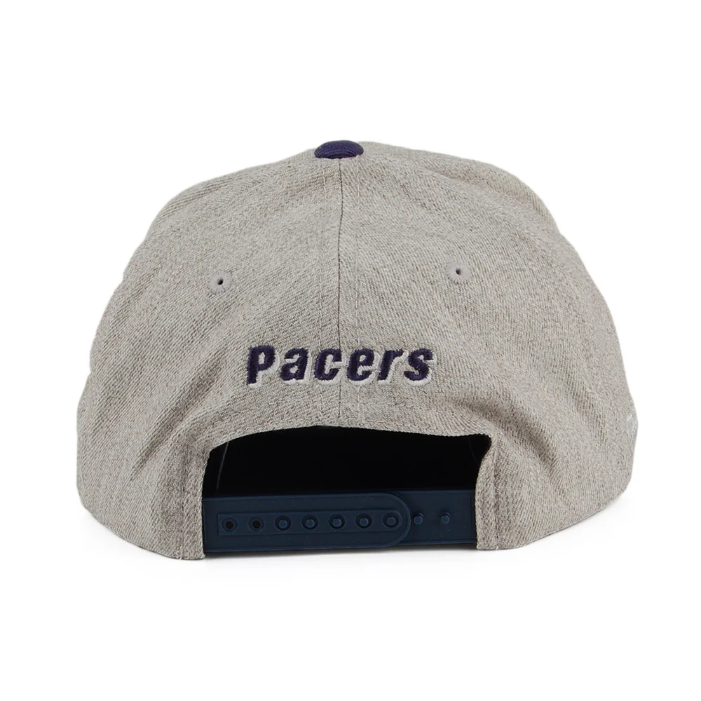 Mitchell & Ness Indiana Pacers Snapback Cap - Hometown - Grau-Marineblau - Image 4