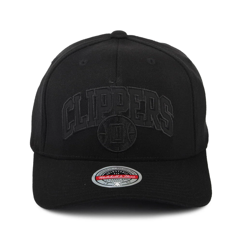 Mitchell & Ness L.A. Clippers Snapback Cap - NBA Black Out Arch Redline - Schwarz - Image 2
