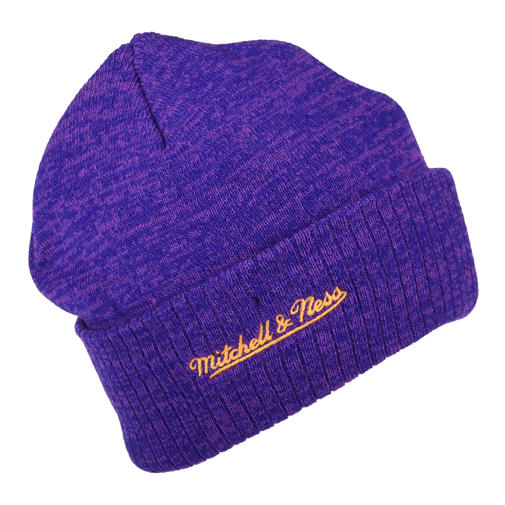Mitchell & Ness L.A. Lakers Beanie Mütze - NBA Fandom Knit HWC - Lila - Image 2