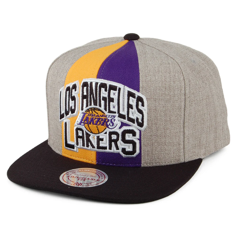 Mitchell & Ness L.A. Lakers Snapback Cap - Equip - Grau