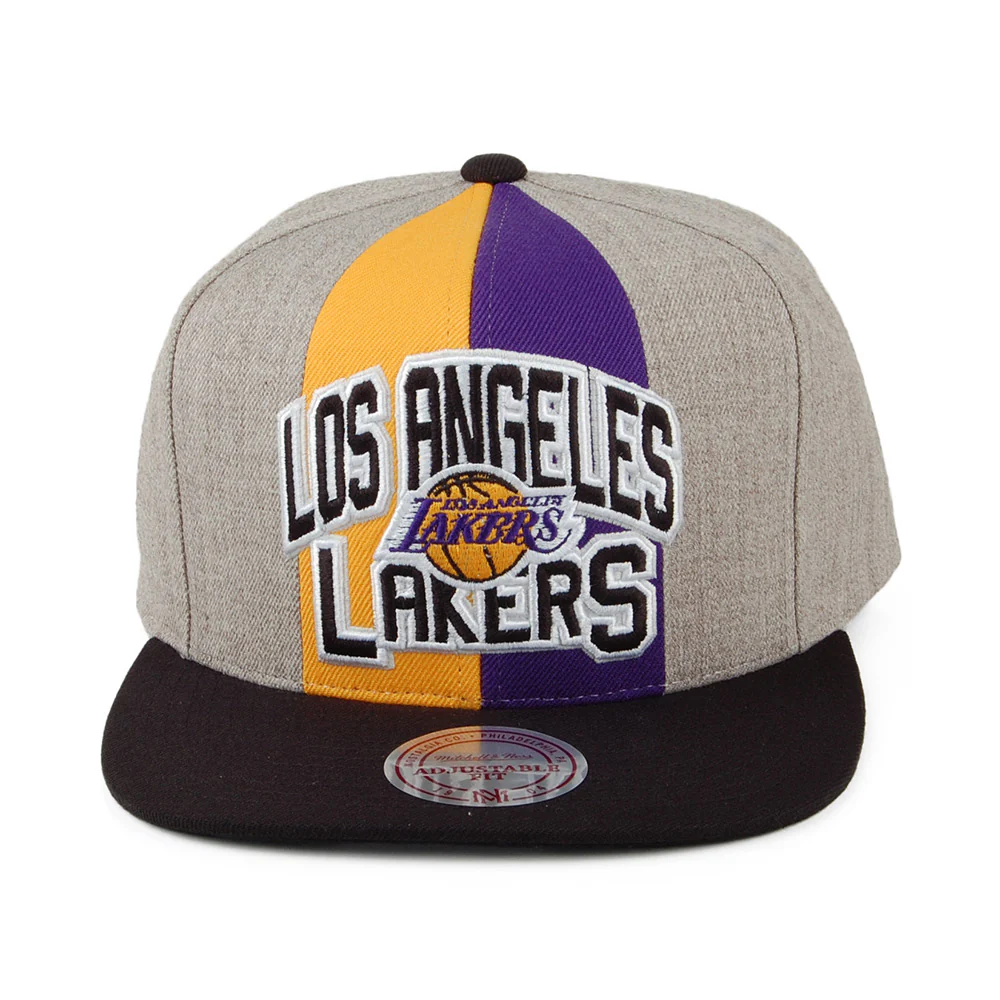 Mitchell & Ness L.A. Lakers Snapback Cap - Equip - Grau - Image 2