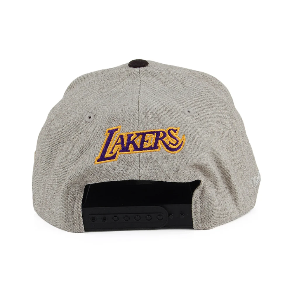 Mitchell & Ness L.A. Lakers Snapback Cap - Hometown - Grau-Schwarz - Image 4