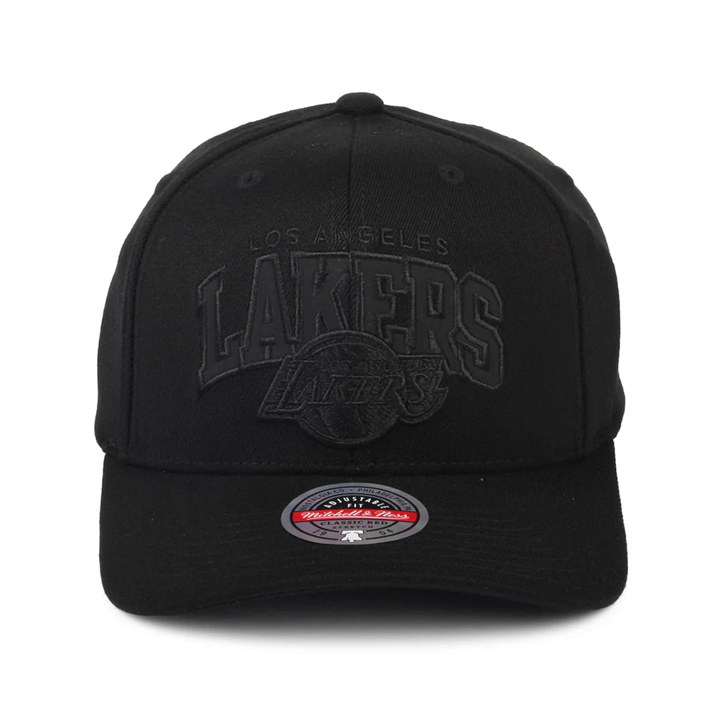 Mitchell & Ness L.A. Lakers Snapback Cap - NBA Black Out Arch Redline - Schwarz - Image 2