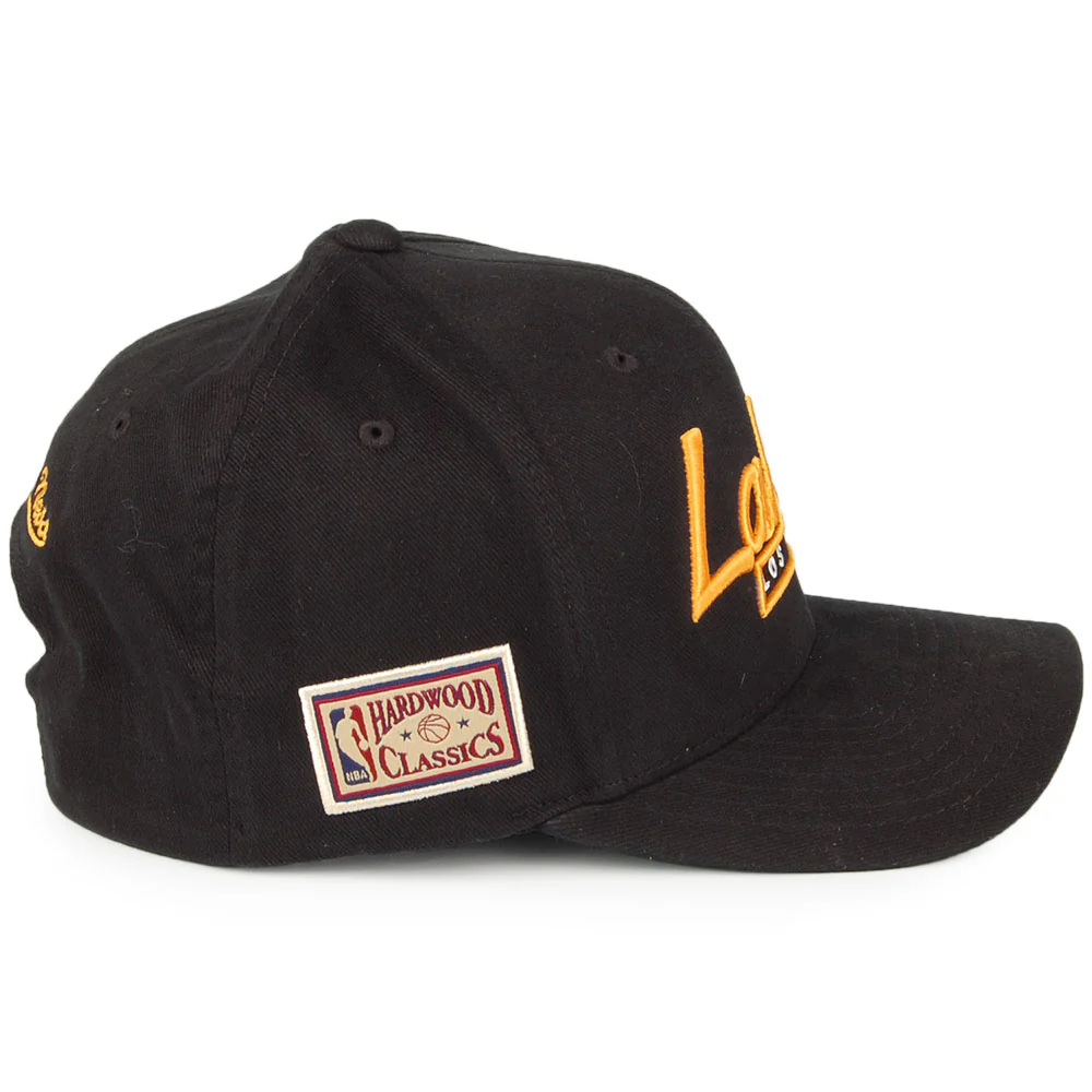 Mitchell & Ness L.A. Lakers Snapback Cap NBA Vintage Tailscript 110 - Schwarz - Image 3
