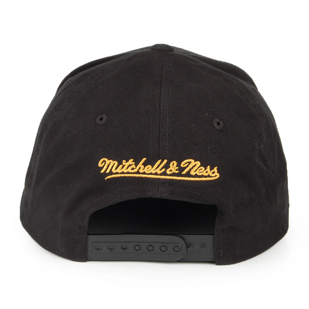 Mitchell & Ness L.A. Lakers Snapback Cap NBA Vintage Tailscript 110 - Schwarz - Image 4