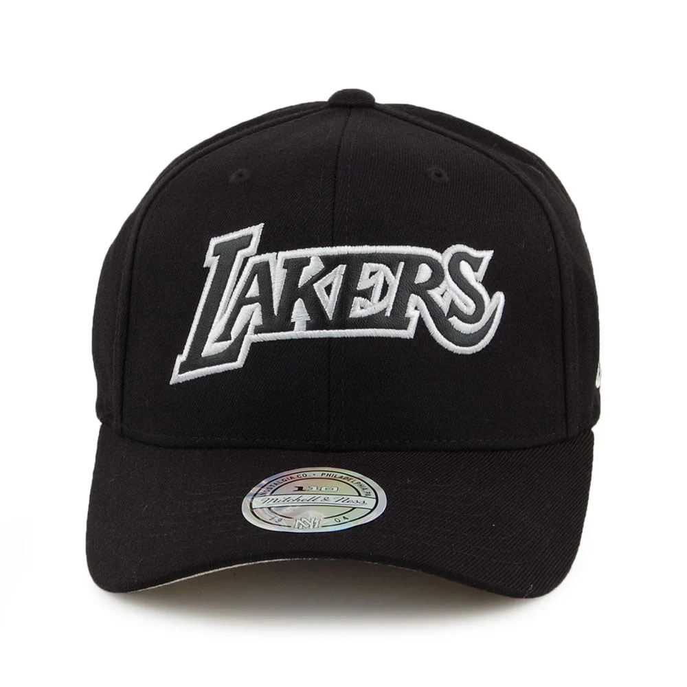 Mitchell & Ness L.A. Lakers Snapback Cap - Outline - Schwarz - Image 2