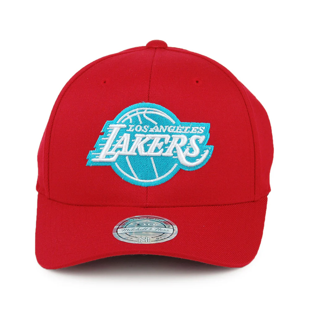 Mitchell & Ness L.A. Lakers Snapback Cap - Red/Teal - Rot - Image 2
