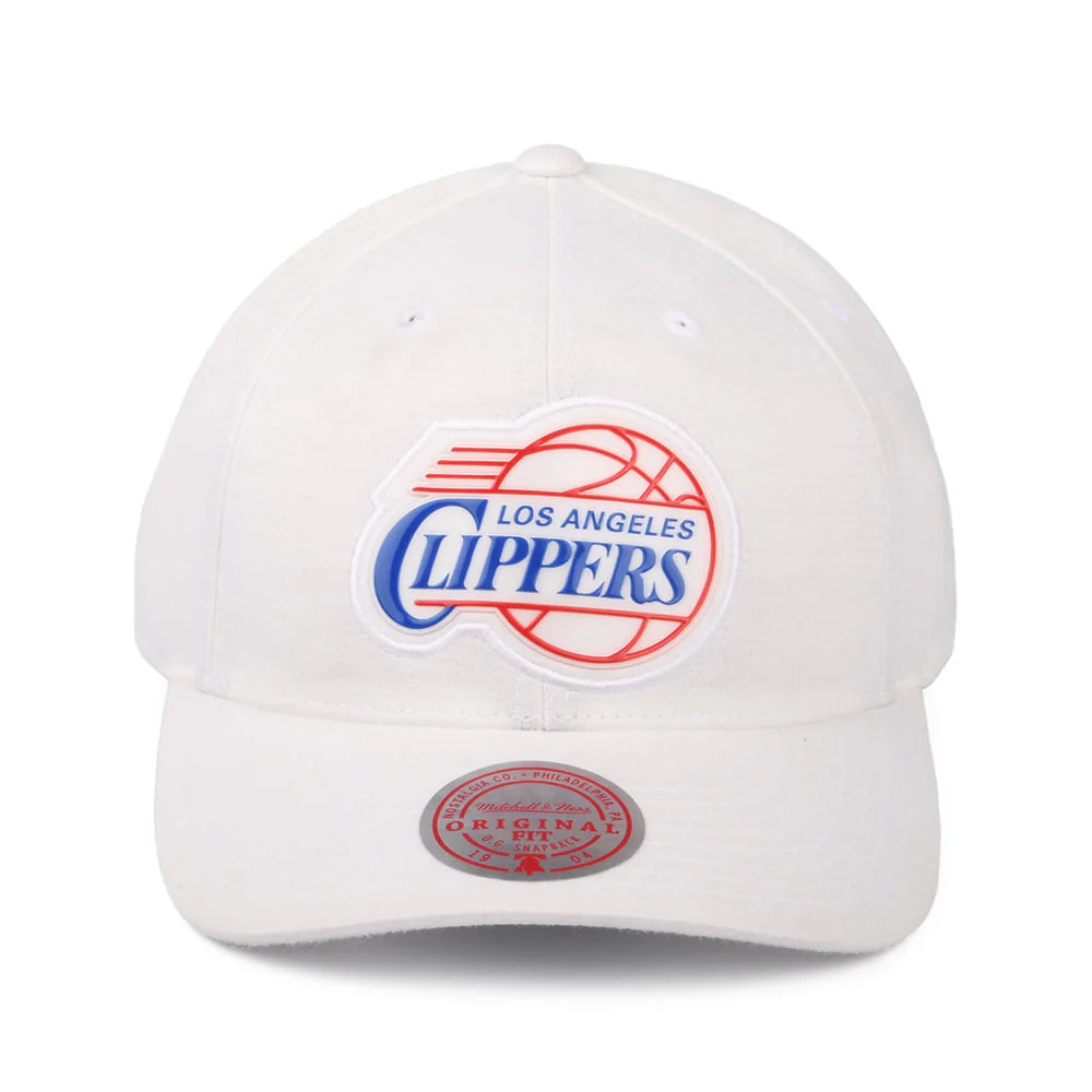 Mitchell & Ness Low Pro L.A. Clippers Snapback Cap - NBA Prime - Weiß - Image 2