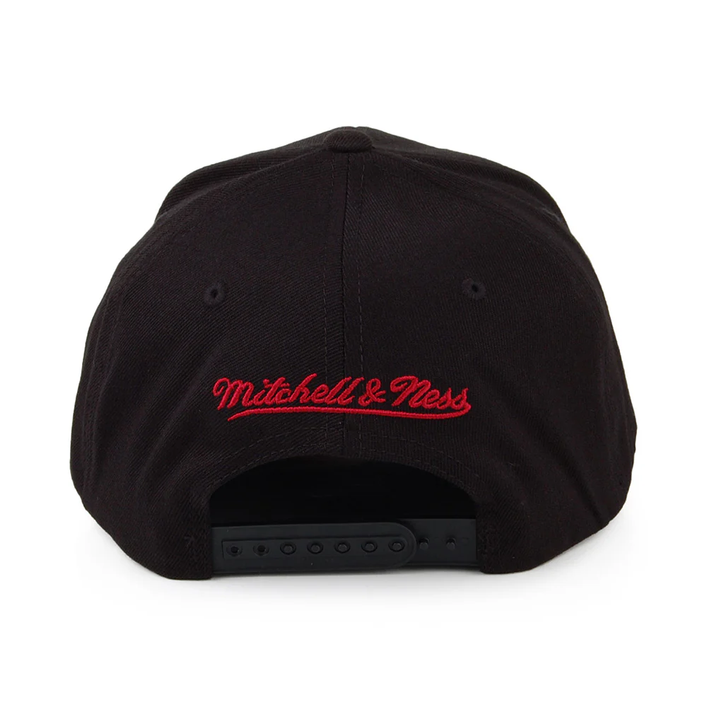 Mitchell & Ness Miami Heat Snapback Cap - Chrome Logo - Schwarz - Image 3