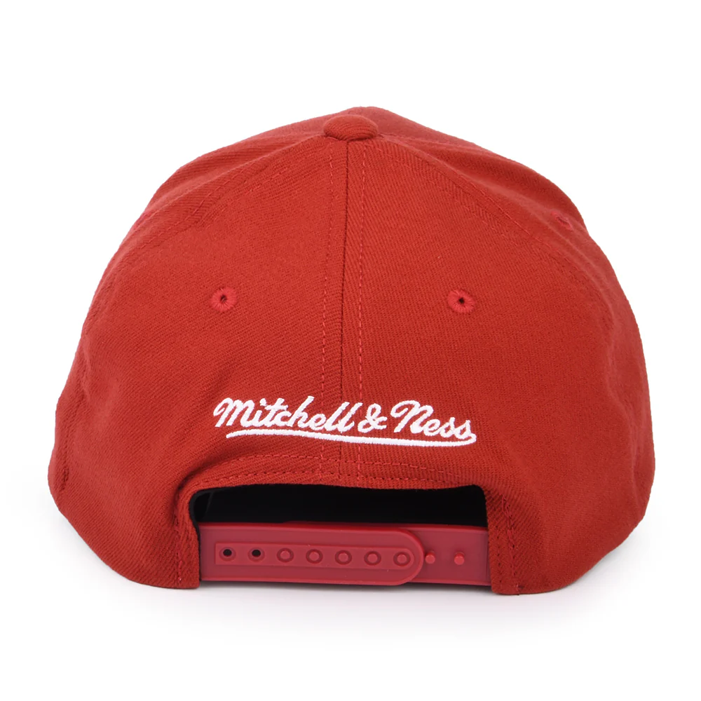 Mitchell & Ness Miami Heat Snapback Cap - NBA Team Ground Stretch - Burgunderrot - Image 3