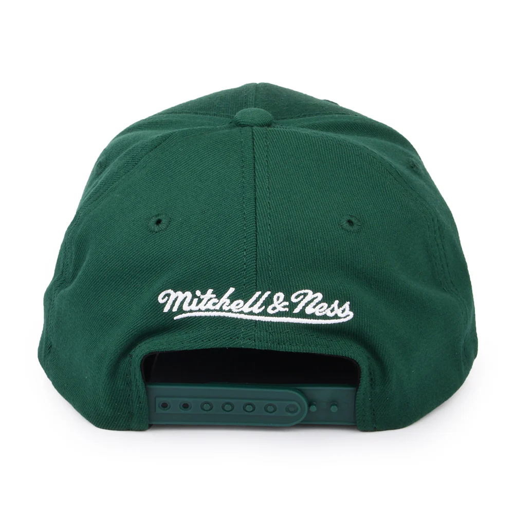 Mitchell & Ness Milwaukee Bucks Snapback Cap - NBA Team Ground Stretch - Grün - Image 3