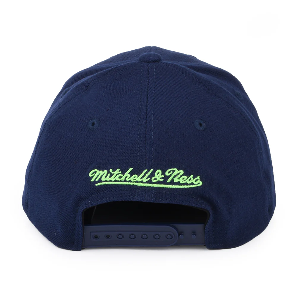 Mitchell & Ness Minnesota Timberwolves Snapback Cap - NBA Wool 2 Tone Stretch - Marineblau-Blau - Image 3
