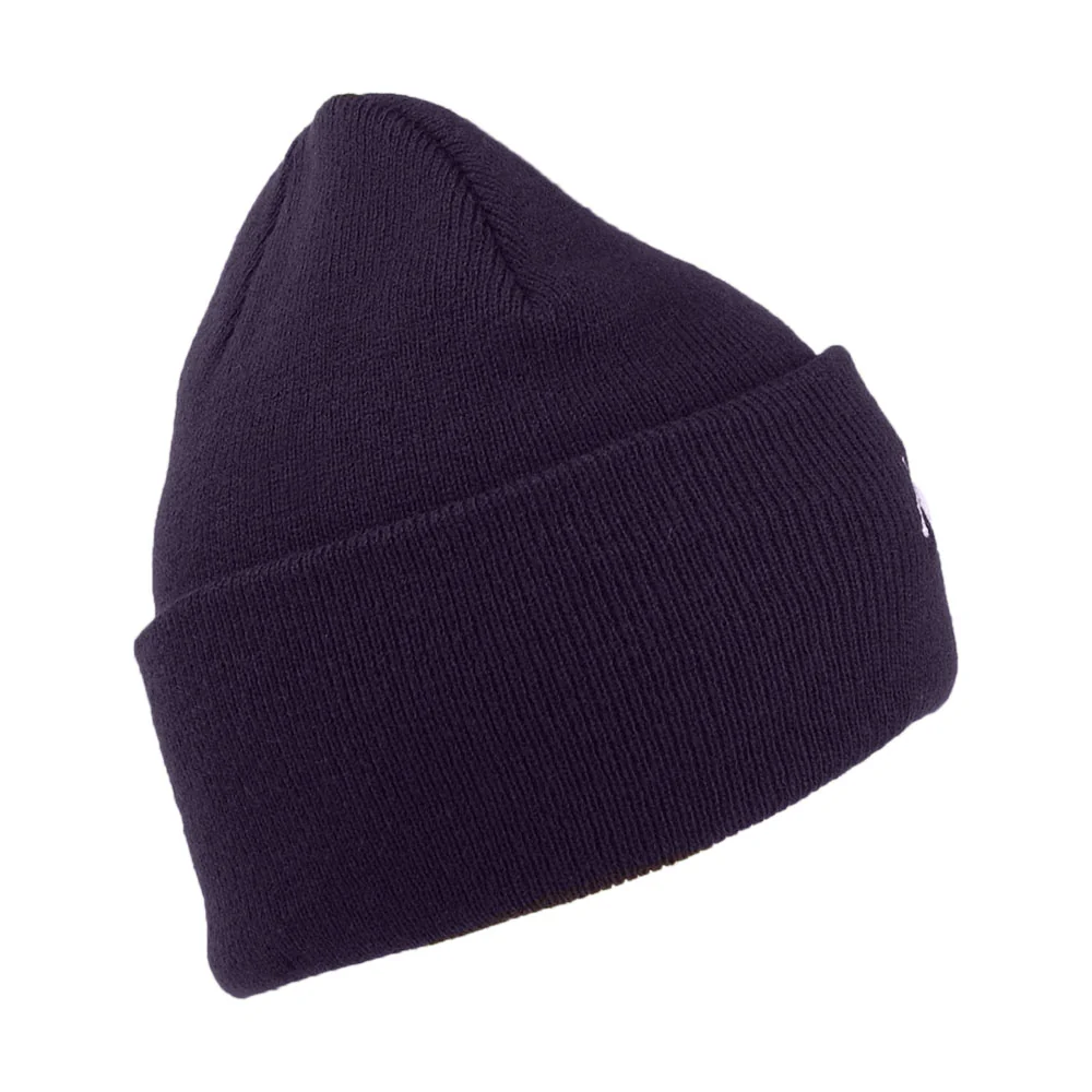 Mitchell & Ness Pinscript mit Umschlag gestrickt Beanie Mütze - Marineblau - Image 2