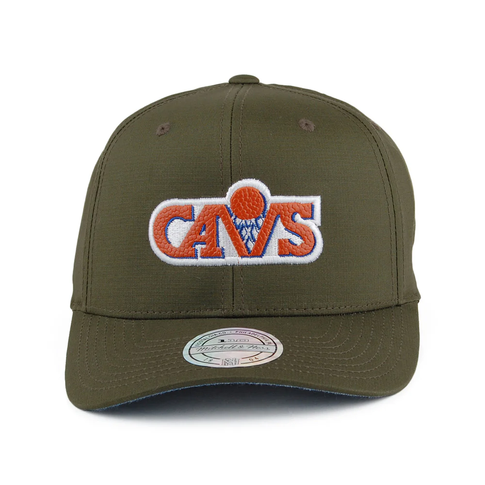 Mitchell & Ness Ripstop Cleveland Cavaliers Snapback Cap - Battle - Militärgrün - Image 2