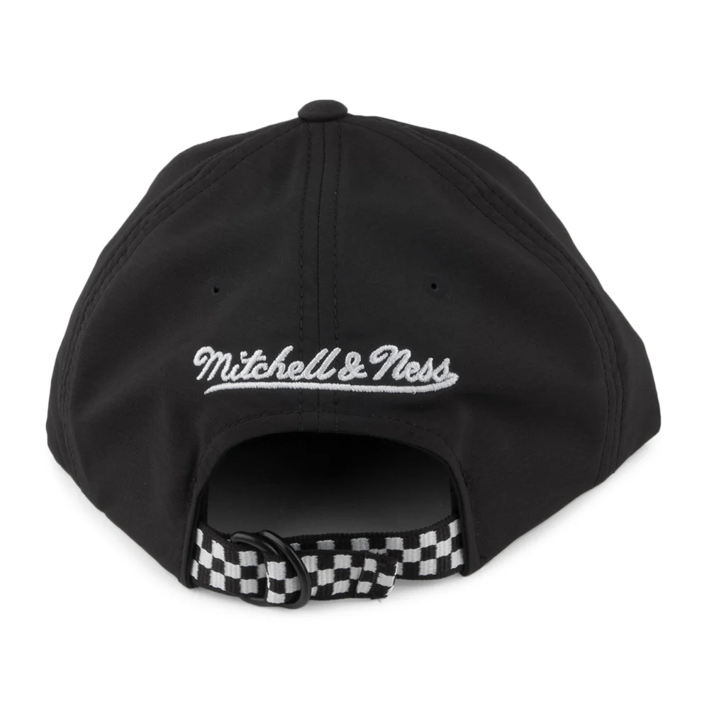 Mitchell & Ness San Antonio Spurs Cap - Karo Strapback - Schwarz - Image 3