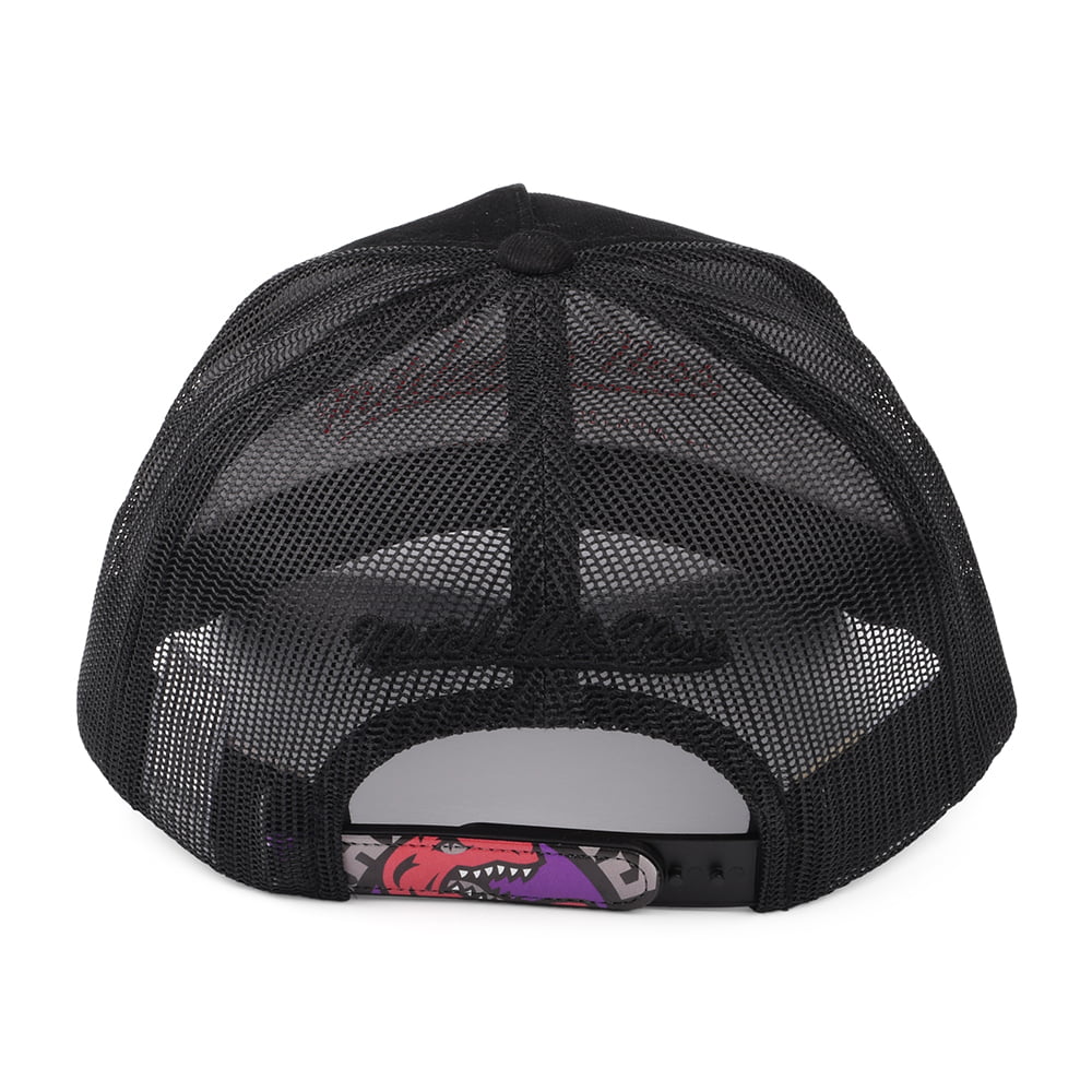 Mitchell & Ness Toronto Raptors Trucker Cap - NBA Icon Pinch Panel - Schwarz - Image 3