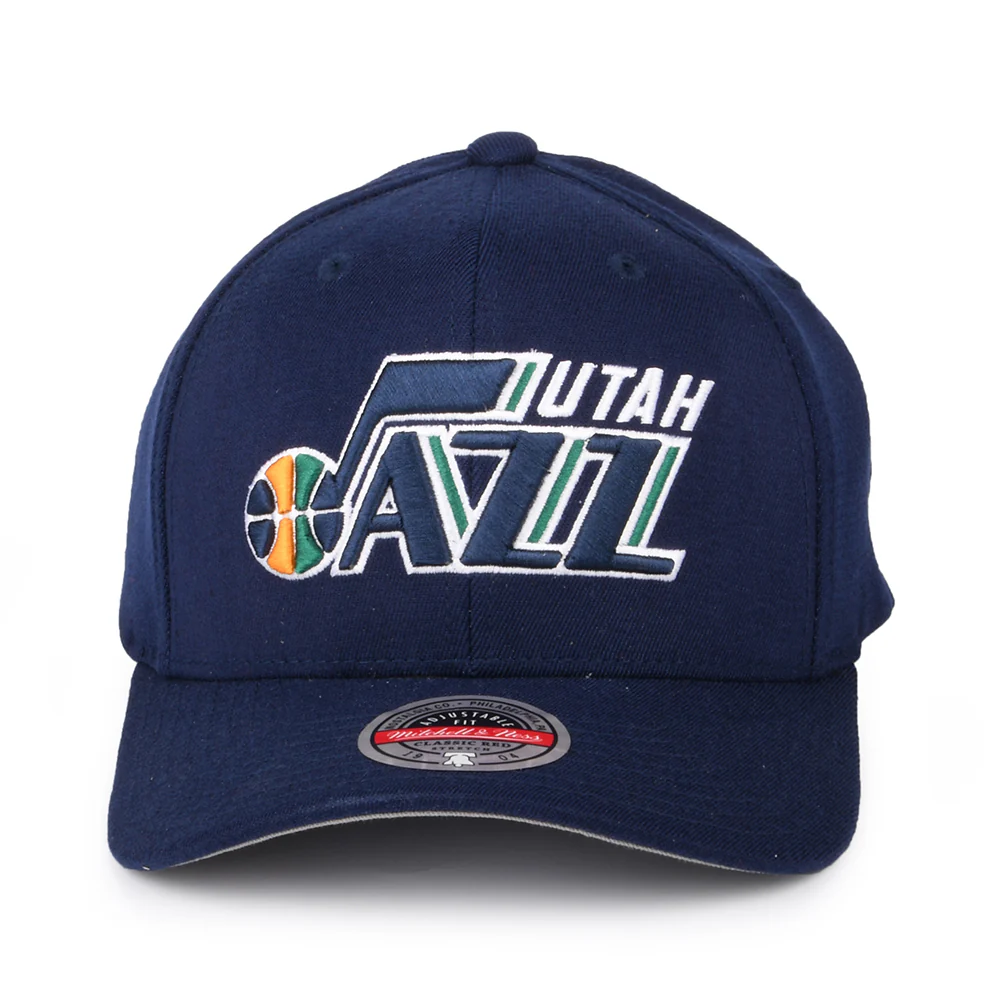Mitchell & Ness Utah Jazz Snapback Cap - NBA Team Ground Stretch - Marineblau - Image 2
