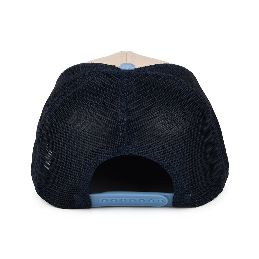 NASA Sinclair Trucker Cap - Elfenbein-Marineblau-Hellblau - Image 3