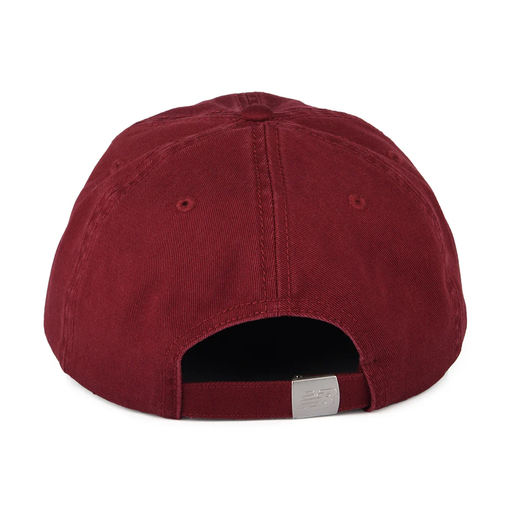New Balance Classic NB Curved Brim Baseball Cap - Dunkelrot - Image 3