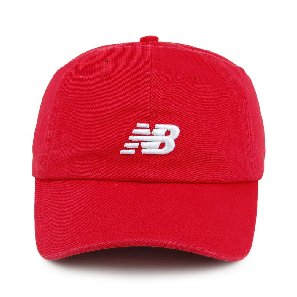 New Balance Classic NB Curved Brim Baseball Cap - Rot - Image 2