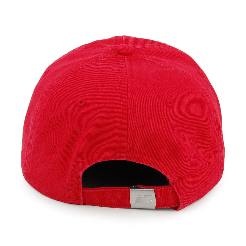New Balance Classic NB Curved Brim Baseball Cap - Rot - Image 3
