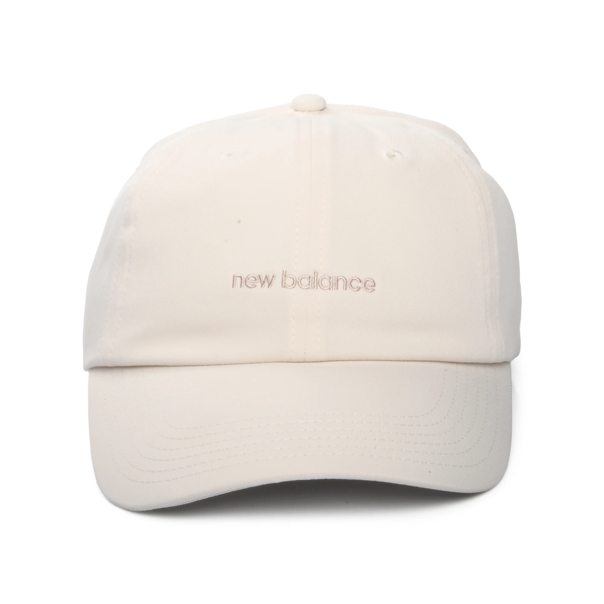 New Balance Damen Linear Logo Baseball Cap - Cremeweiß - Image 2