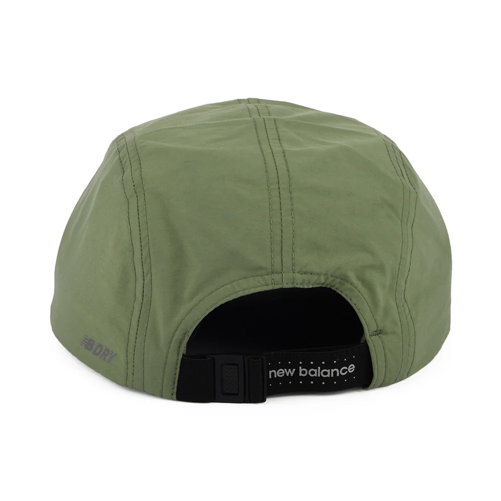 New Balance Everyday Recycled 5 Paneelen Cap - Dunkelolivgrün - Image 3