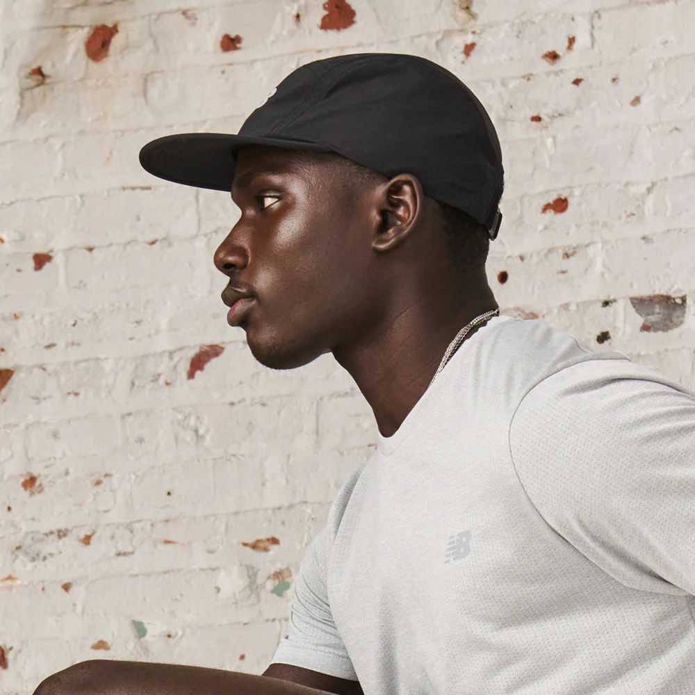 New Balance Everyday Recycled 5 Paneelen Cap - Schwarz - Image 5