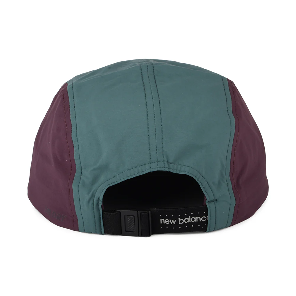 New Balance Everyday Recycled 5 Paneelen Cap - Senfgelb-Fichtengrün-Pflaume - Image 3