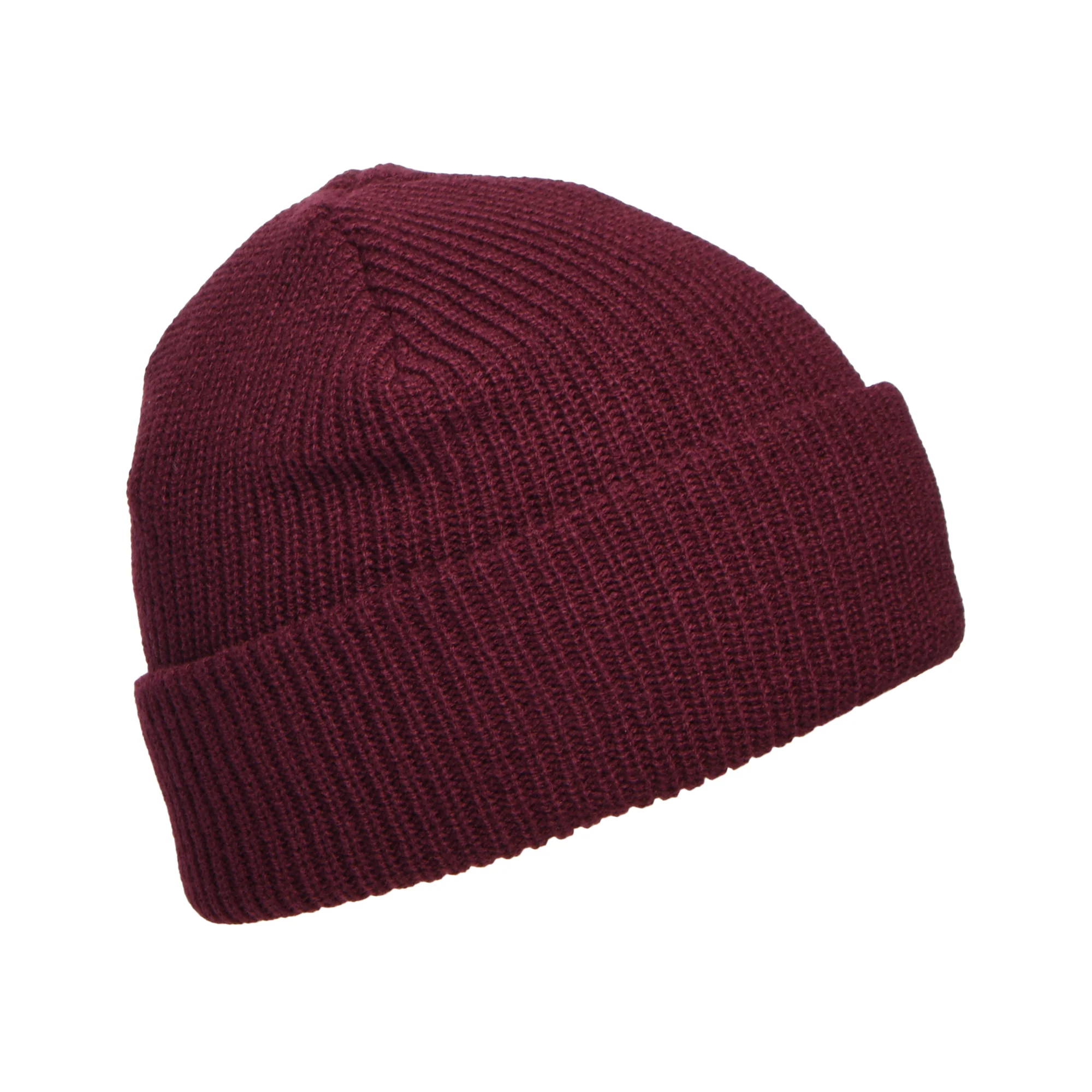 New Balance Fisherman Beanie Mütze im Rippenstrick - Weinrot - Image 2