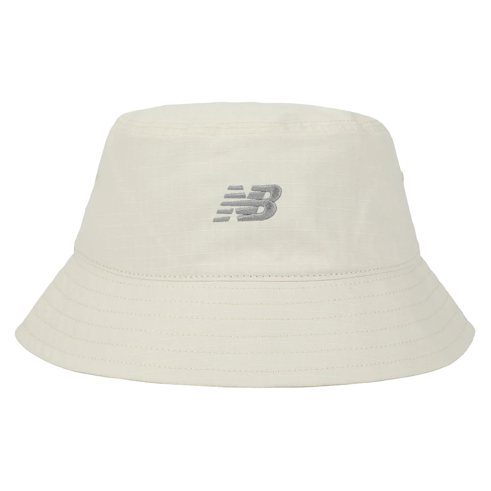 New Balance Flying NB Ripstop Fischerhut aus Baumwolle - Cremeweiß