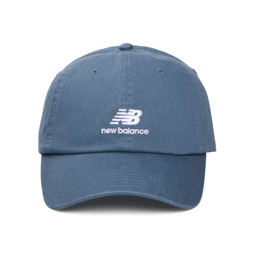 New Balance Flying NB Stacked Logo Baseball Cap - Verwaschenes Blau - Image 2