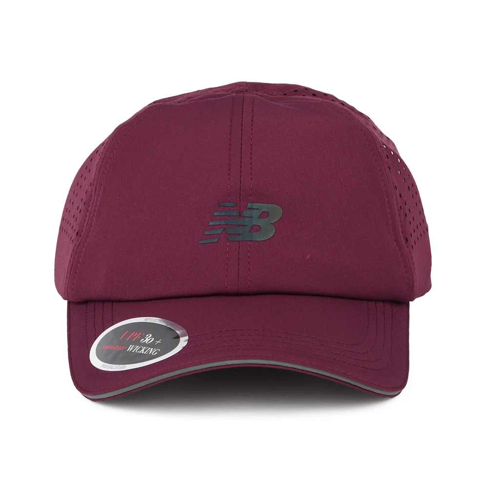 New Balance Laser Performance Running Baseball Cap - Burgunderrot - Image 2