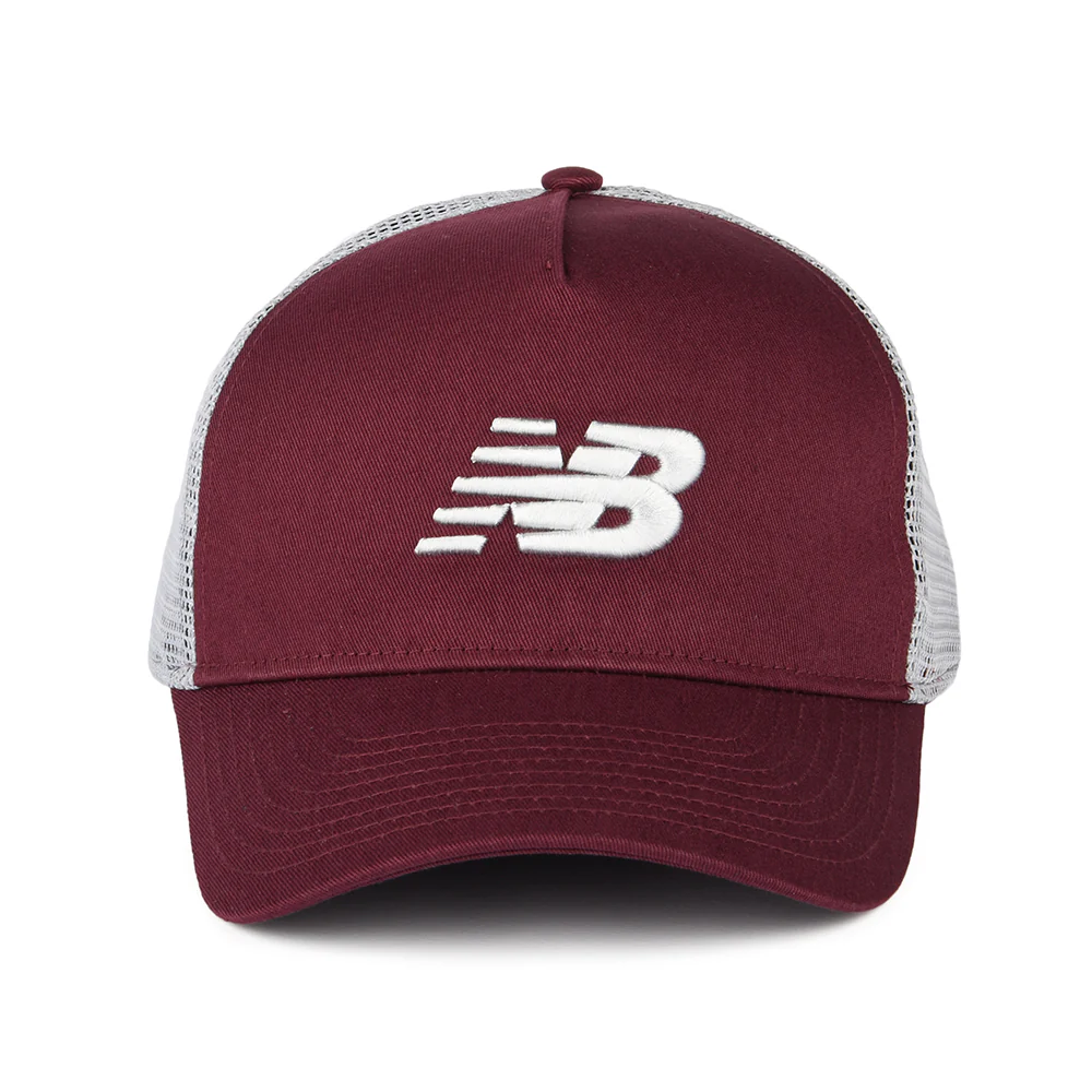 New Balance Sport Essentials Trucker Cap - Burgunderrot - Image 2