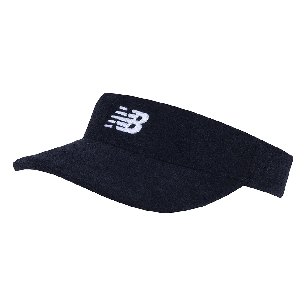 New Balance Lifestyle Frottee Sonnenschild - Schwarz