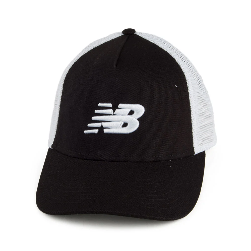 New Balance Lifestyle Trucker Cap - Schwarz-Weiß - Image 2