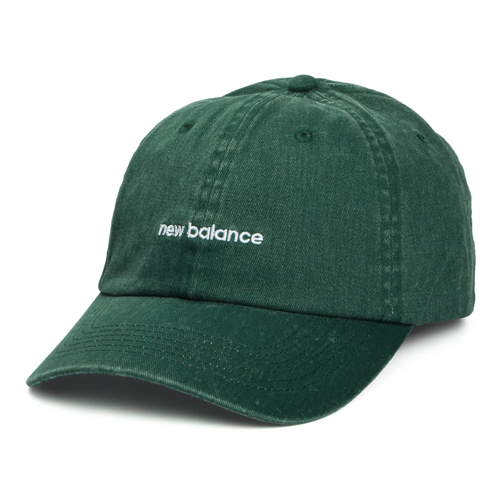New Balance Linear Logo Baseball Cap - Verwaschenes Grün