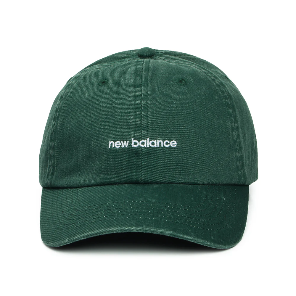New Balance Linear Logo Baseball Cap - Verwaschenes Grün - Image 2