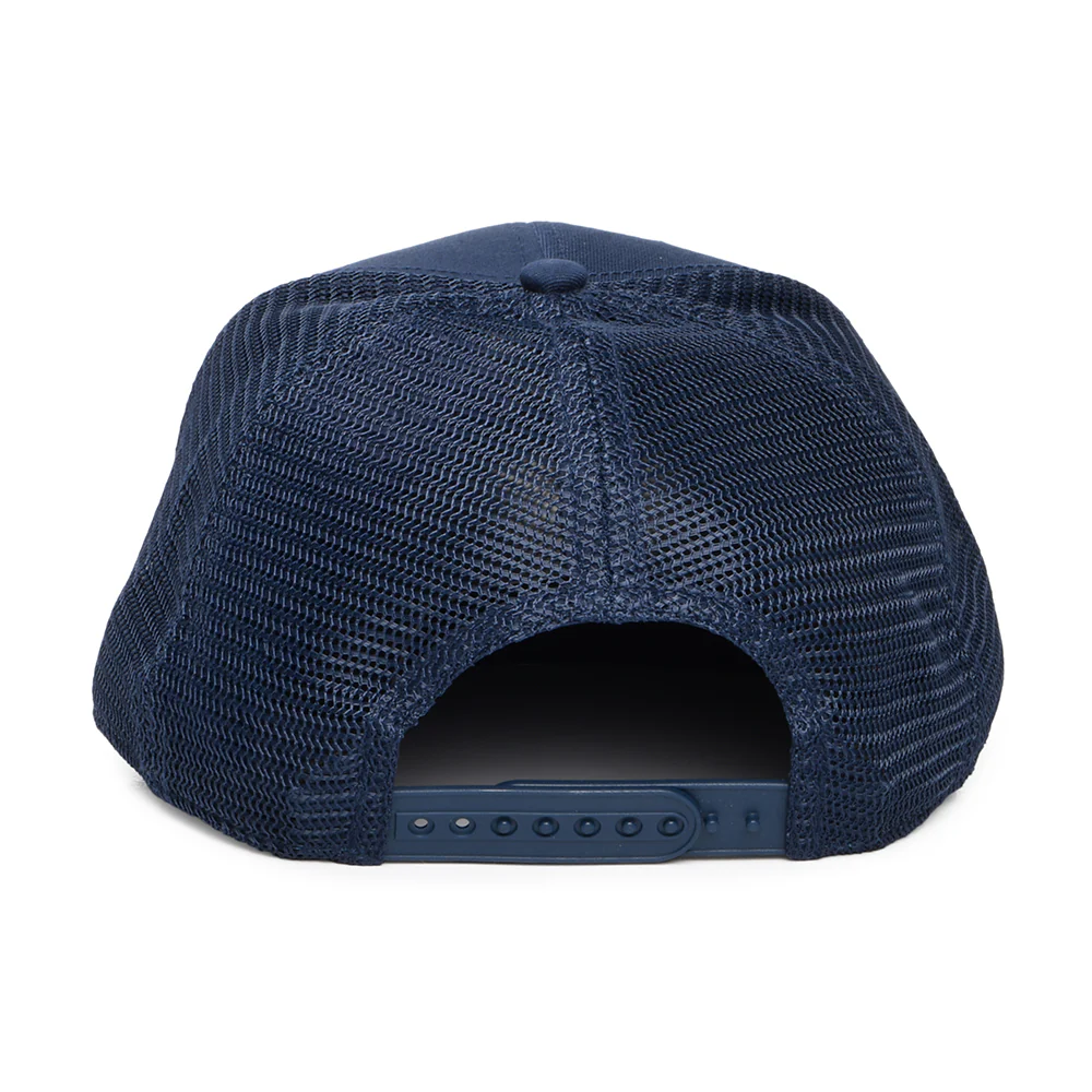 New Balance NB Stacked Patch Logo Trucker Cap - Marineblau - Image 3
